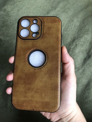 Kabrolar: Iphone 16 Pro Max üçün klasssik dizayna malik olan süni dəridən kobura — 2