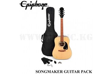микрофон для игр: Акустическая гитара Epiphone Songmaker Acoustic Guitar Player Pack