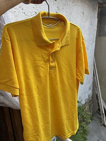 желтые мужские футболки: E eded Sarı rəngli polo - Yep Yeni pambig L - Xl" XXl razmerdir 5 — 1
