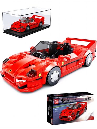 оюнчук машына: 🔥Крутой LEGO аналог с витриной! -— Mould King Ferrari F50🔥🚗 Продаю