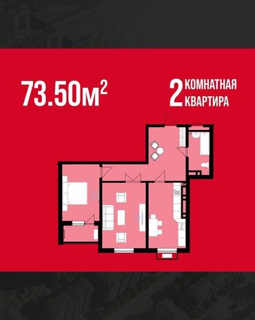 Продажа квартир: 2 комнаты, 74 м², Элитка, 14 этаж, Евроремонт