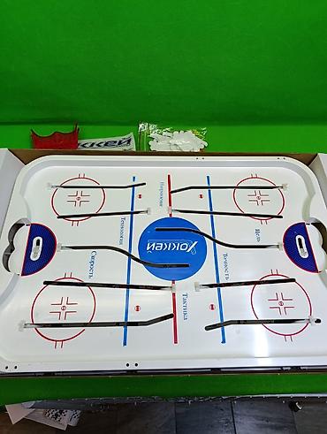 Настольные игры: Хоккей игра настольная🏑 Комплектация товара: игровое поле, 2 ворот — 5