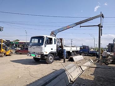 декоративный газон на стену: Автокран, Hyundai, 2002 г. — 5