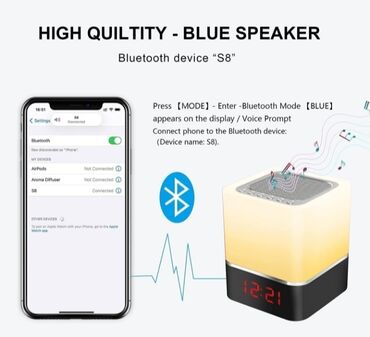 Zvučnici i stereo sistemi: Bluetooth Zvucnik NOVO Sat, Alarm i Lampa AKCIJA Cene nisu fiksne — 8