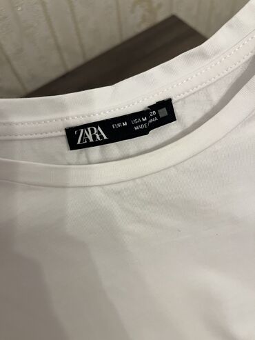 Səsgücləndiricilər, qulaqlıqlar və mikrofonlar: Zara qolları muncuqlu tişört. ölçüsü m-dir S M razmere olur az — 13