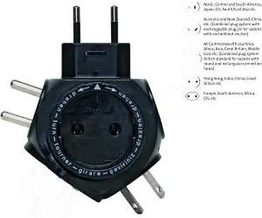 Utikači: Universalni putni adapter za struju – Travel-Star - Višestruki — 4