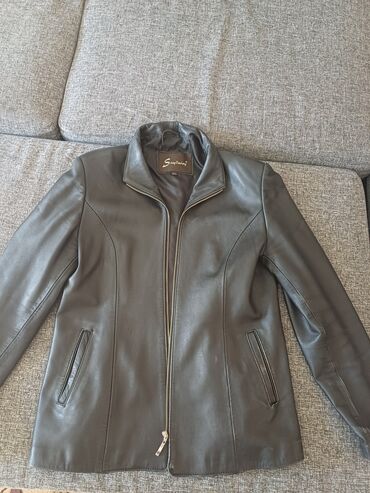 куртка классическая: Кожаная куртка, Классическая модель, 4XL (EU 48)