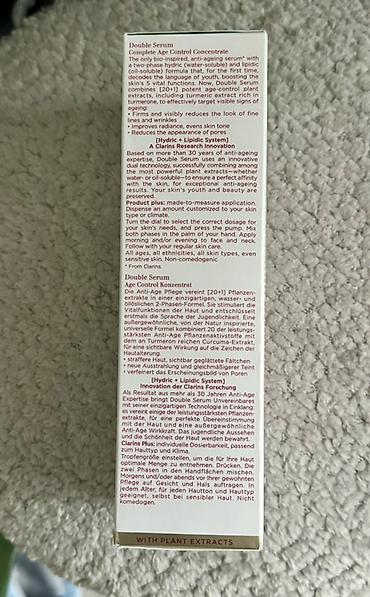 крем: Clarins Double Serum 100 ml – Yeni, istifadə olunmayıb 🎁 🎁 Hədiyyə — 3
