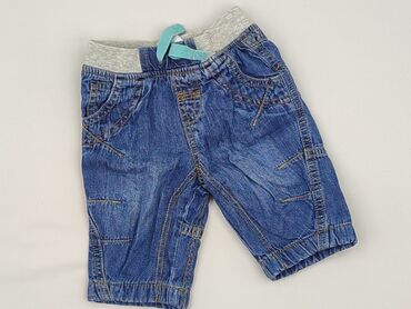 spodenki neoprenowe z wysokim stanem: Denim pants, Next, 1-3 months, condition - Perfect