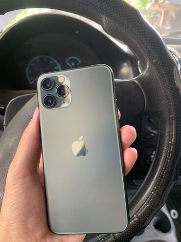 айфон 11 128 гб цена бишкек: IPhone 11 Pro, Колдонулган, 64 ГБ, Жашыл, Каптама, 70 %