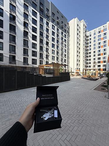 Продажа квартир: 2 комнаты, 76 м², Кок-Жар ж/м Элитка, 9 этаж, ПСО (под самоотделку) — 3