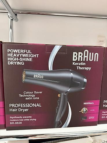 fen satisi: BRAUN Keratin Therapy Professional Hair Dryer (Model: BR-8828) - — 1