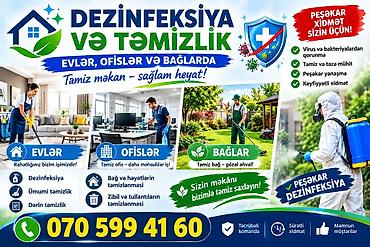 qapilar ev ucun: Dezinfeksiya, dezinseksiya | Viruslar, mikroblar | Evlər — 1