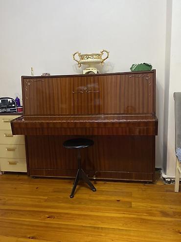 Musiqi alətləri: Upright pianino – klassik dizaynlı, taxta (təbii ağac teksturalı) — 1