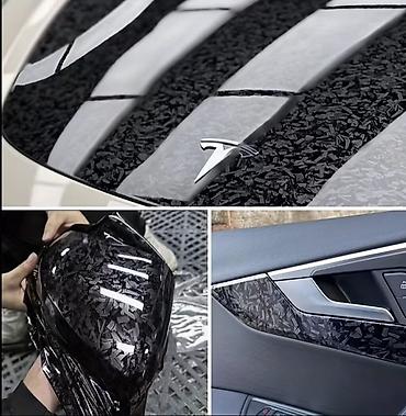 Материалдар: Пленка для авто и мото с эффектом «кускового карбона» (forged carbon) — 4