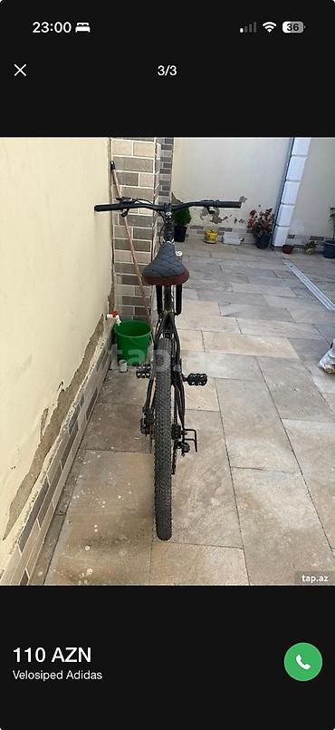 adidas buts: Velosiped – “Adidas” dizaynlı, dağ/şəhər tipli hardtail. Texniki — 3
