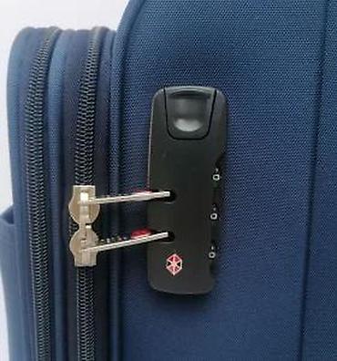 Putni koferi i torbe: Troler kofer Reddy Wenge – tekstilni, tamnoplave boje - Dimenzije — 12