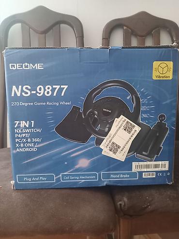 el oyunları: QEOME NS-9877 oyun sükan dəsti – 270° dönmə bucağına malik “Game — 1