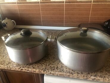 caşka desti: Qazan tava hərəsi 15 m.27,30 sm ölcudə