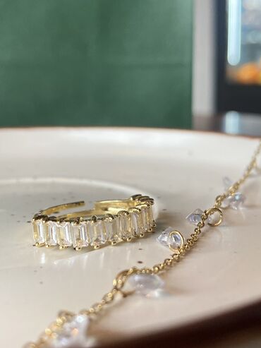 помолвочное кольцо: Набор украшений 🤍 Кольцо дорожка и браслет Идеально подойдет на