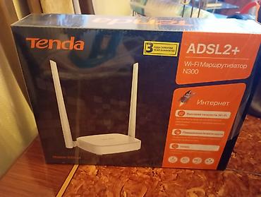data kart limitsiz: Tenda D301 v4 ADSL2+ Wi‑Fi marşrutlayıcı (N300) - Wi‑Fi sürəti: 300 — 1