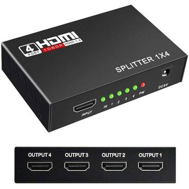 USB хабы: 🔌 HDMI Splitter 1x4 — делите сигнал без потери качества! Нужно