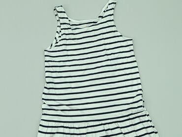 biała sukienka w kropki: Sukienka letnia H&M, 10 lat, wzrost - 140 cm., Bawełna, stan - Zadowalający