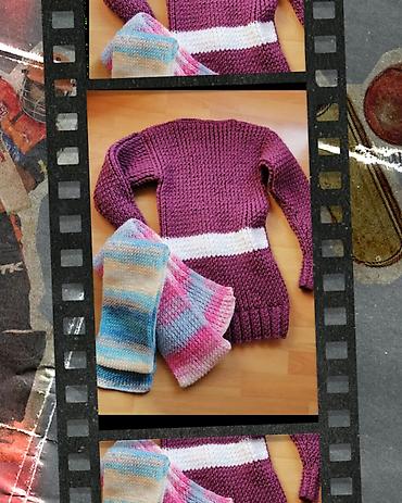 Džemperi, kardigani: Džemper vel L ručno pleteni. Obim grudi 64 cm, dužina 67 cm, od — 10