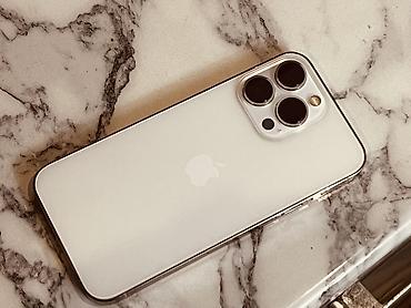 Apple iPhone: IPhone 13 Pro, Б/у, 128 ГБ, White Titanium, 79 % — 1