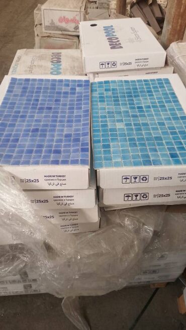 Hovuzlar: Hovuz ucun mozaika. Yerli istehsal mozaikalar Turkiye istehsali — 7