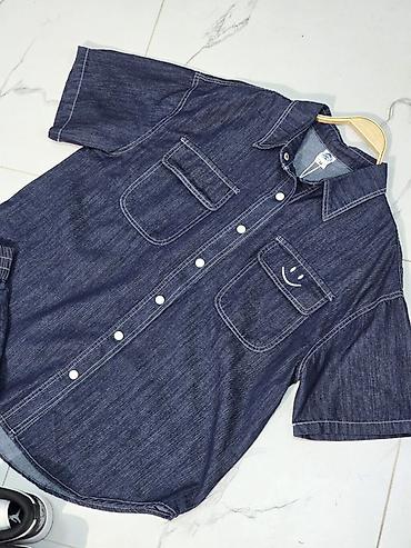 Костюмы с шортами: Джинсовый комплект: рубашка с коротким рукавом + шорты 😍😍😍 стильная — 5