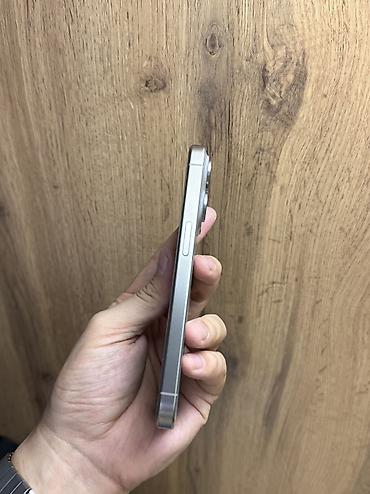 skynet telecom: IPhone 15 Pro, Б/у, 128 ГБ, Natural Titanium, Защитное стекло, Чехол, В рассрочку, 83 % — 5