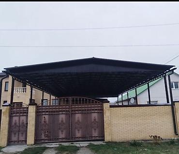 Навесы: Навес, Арочный, Металл, Поликарбонат, Установка — 6