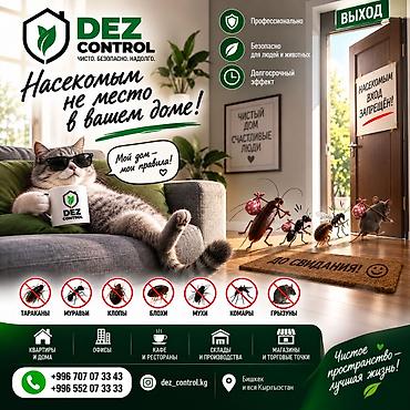 Услуга: профессиональная дезинсекция и дератизация DEZ CONTROL Что