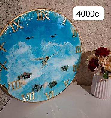 морской аквариум: Настенные часы в морском стиле - Круглый циферблат с художественной — 1