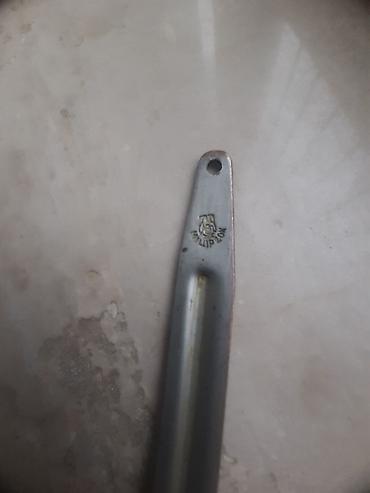 sap: Mətbəx süzgəc qaşığı – “Miluplum” damğalı - Material: Mis gövdə və — 4