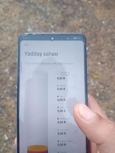 22 inc monitor: Redmi Note, 256 GB, rəng - Göy, Barmaq izi — 7