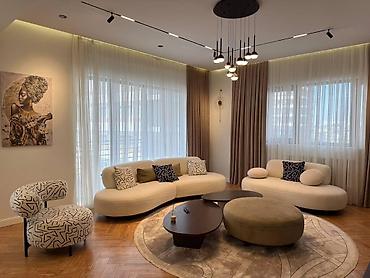 ev alqi satqi baki: İcarəyə verilir 3 otaqlı yeni tikili 160 m², Ağ şəhər q. 3 500 AZN/ay — 6