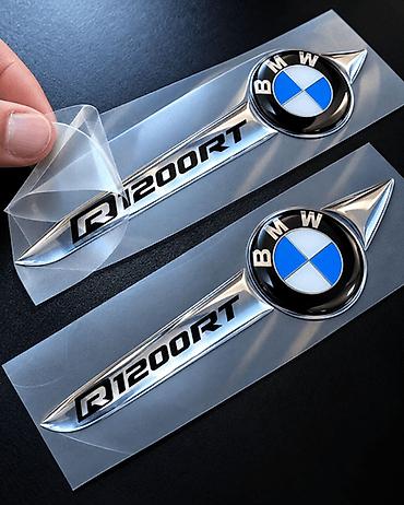 massking gts: BMW r1200RT 3D Stikeri nalepnice - 2872 BMW R1200RT 3D Stikeri – Hrom — 3