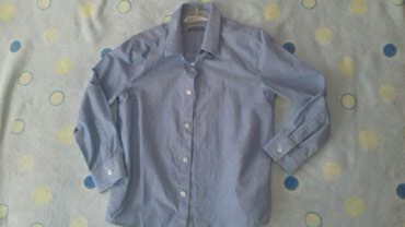 crna kosulja cena: H&M, Long sleeve, No pattern, 110-116