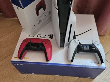 стоимость сони плейстейшен 5: Ps5 slim слим 1 тб 2 контроллера новая мышь и клавиатура для игр