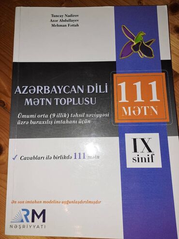 Digər: RM NESRIYYATI. 9 CU SINIF METN TESTLERI. YENI VEZIYYETDE