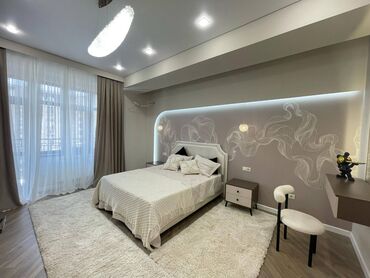 3 комнатная квартира асанбай: 3 комнаты, 104 м², Элитка, 9 этаж, Евроремонт