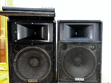 ses mikseri: Yamaha passiv akustik sistem və Behringer miks pultu komplekti — 1