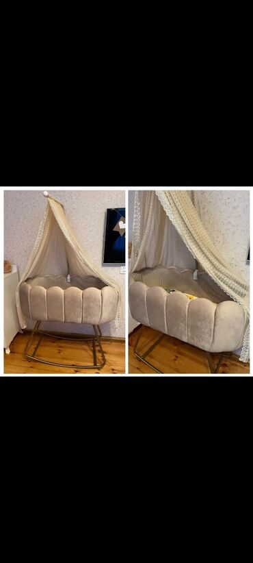 uşaqlar üçün hədiyyələr: Beşik 170₼.Tulle birlikde verilir.Yenidir.Hec isdifade