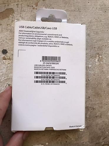 ми 10 с: КАБЕЛЬ SAMSUNG USB-C 65W 1.8м НА ЗАПЧАСТИ Оригинал EP-DW767. Новый, в — 2