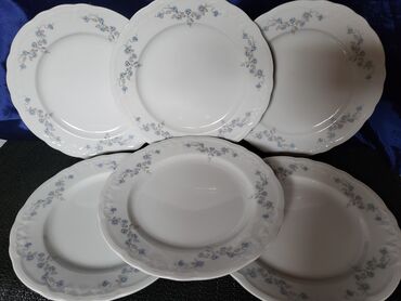 Ostali antikviteti: Tanjiri 1949-1954g.Seltnann Weiden Nemacka. Desertni bez — 5