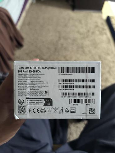 компа: Смартфон Xiaomi Redmi Note 13 Pro+ 5G, цвет Midnight Black. Ключевые — 1