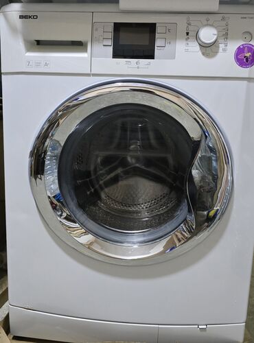 avto maqnitolalar: Paltaryuyan maşın Beko, 7 kq, Təmirə ehtiyacı var, Avtomat, Qurutma var, Kredit yoxdur, Ünvandan götürmə