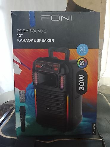 mikrofon boya by m1: FONI Boom Sound 2 – 10" Karaoke Səsgücləndiricisi - Güc: 30W - 10 — 1